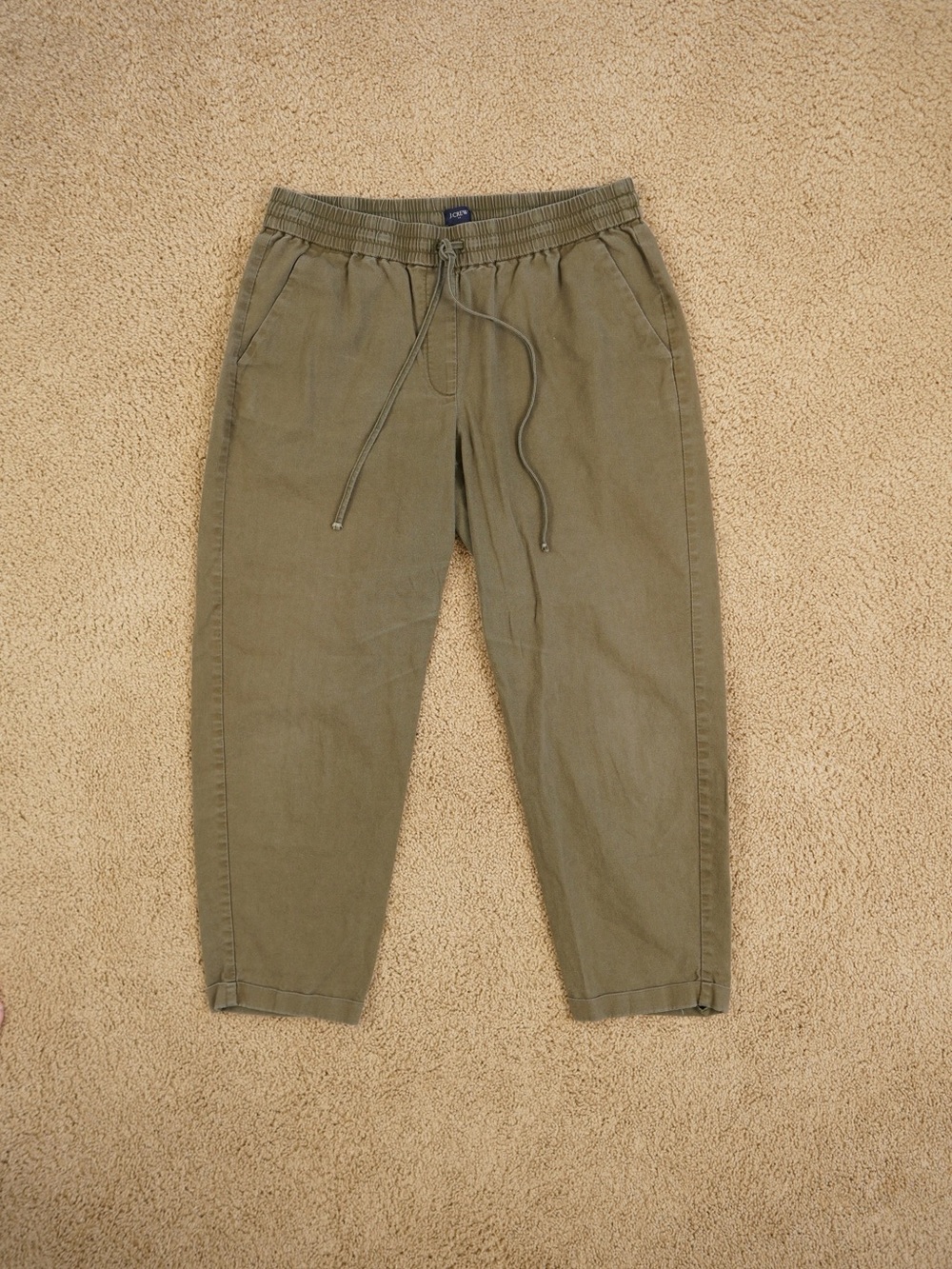 J. Crew Olive Drawstring Jogger Pants
